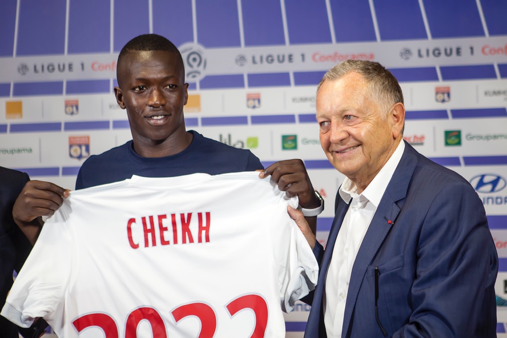 Maillot Domicile Olympique Lyonnais Pape Cheikh DIOP Maillot Domicile Olympique Lyonnais Pape Cheikh DIOP