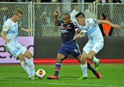 A RIJEKA EN CROATIE MATCH RETOUR DE POULE DE L'EUROPA LIGUE RIJEKA-OL