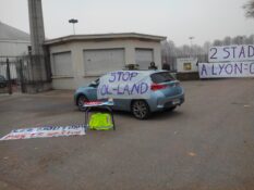 OL Land manif gerland