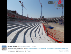 Capture gradins Grand stade 