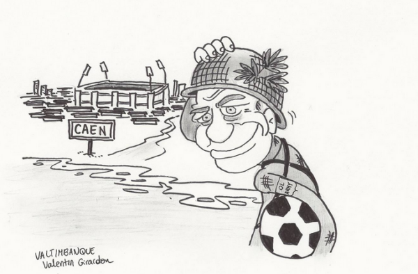 Caricature avant match CAEN-OL