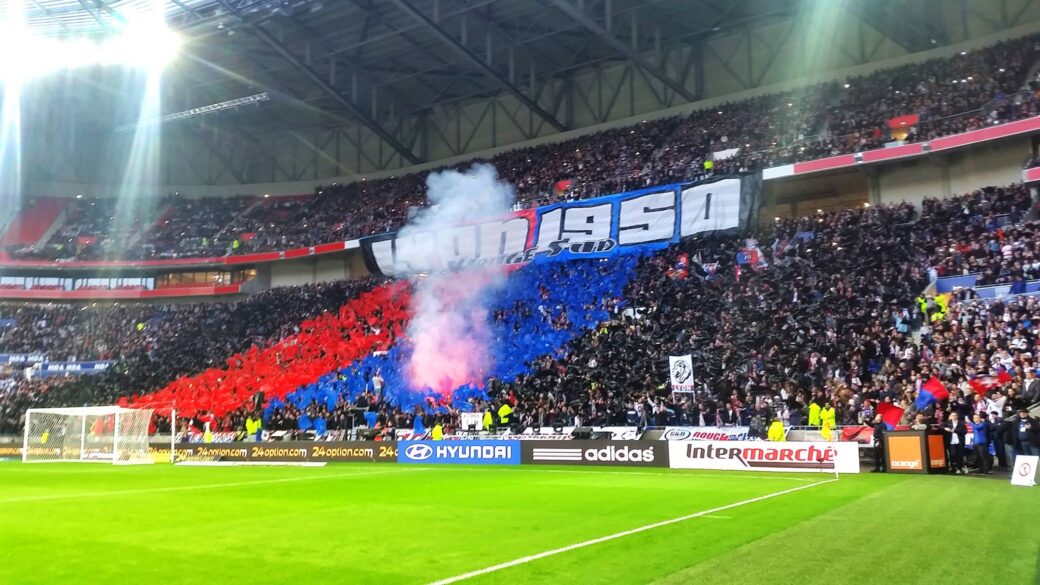Autocollants Olympique Lyonnais OL - Virage Sud Ultras - Vintage 1950