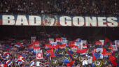 Supporter de l'OL du kop virage nord