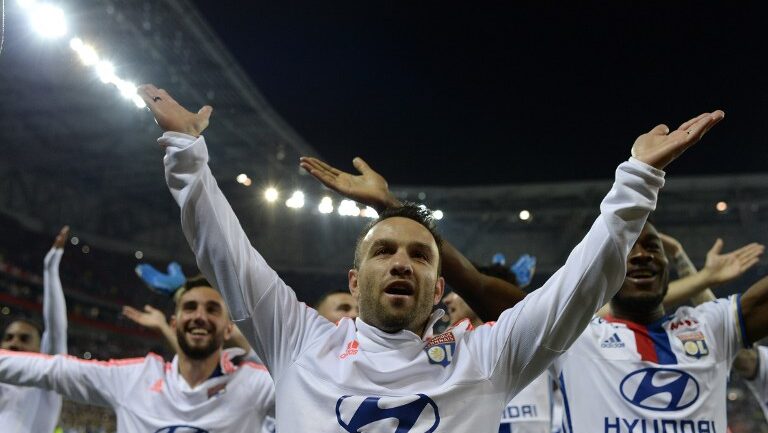 Mathieu Valbuena avec l'OL.