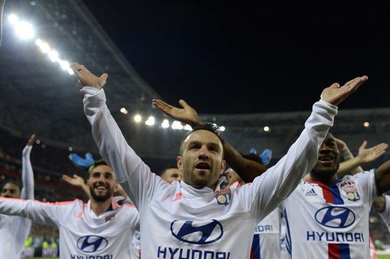 Mathieu Valbuena avec l'OL.