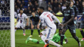 Alexandre Lacazette lors d'OL - Ajax