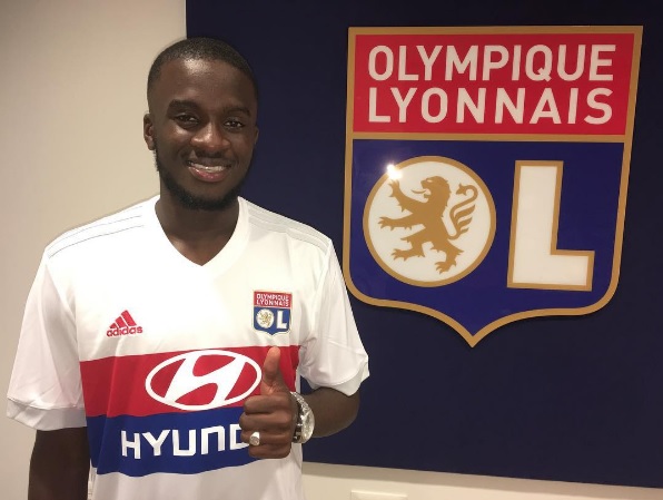 maillot entrainement OL Tanguy NDOMBELE