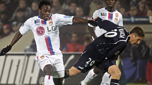 Michael Essien lors de Bordeaux - OL