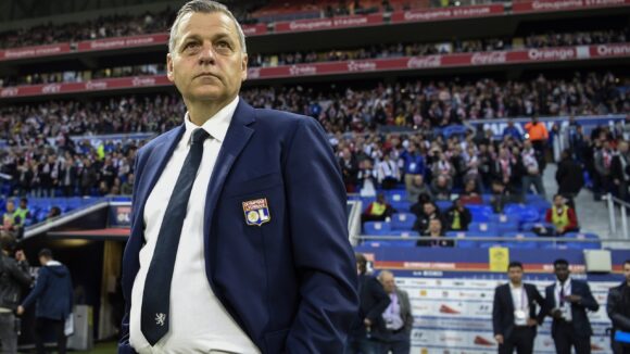 Bruno Genesio quand il était entraîneur de l'OL