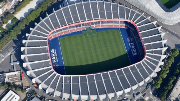 Le Parc des Princes vu du ciel