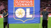 Le logo de l'OL lors d'un avant-match