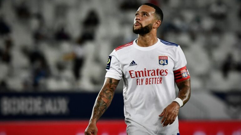 Memphis Depay, ancien capitaine de l'OL