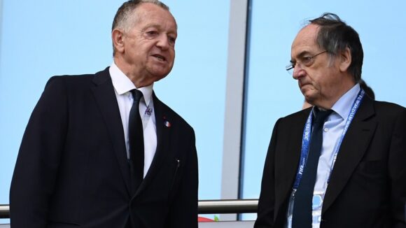 Jean-Michel Aulas avec Noël Le Graët