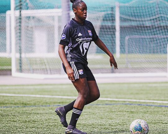 Kysha Sylla sous le maillot de l'OL