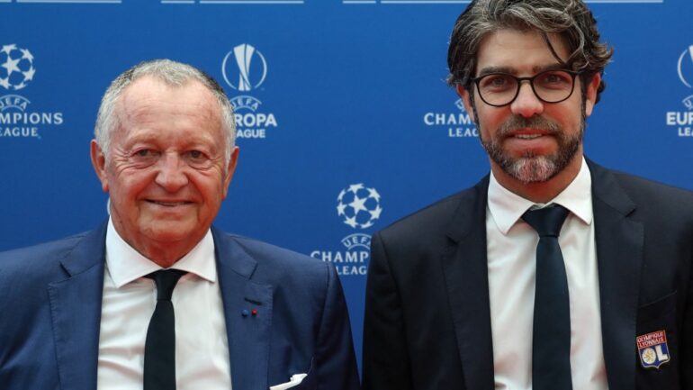 Jean-Michel Aulas et Juninho