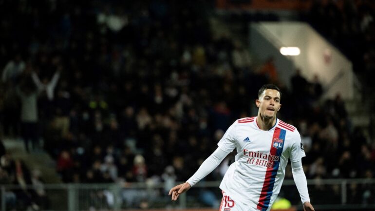 Romain Faivre, joueur offensif de l'OL