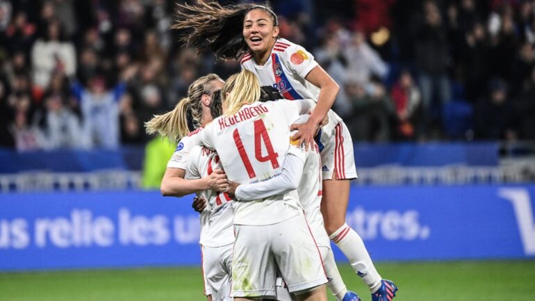 Selma Bacha avec l'OL Féminin en Ligue des champions