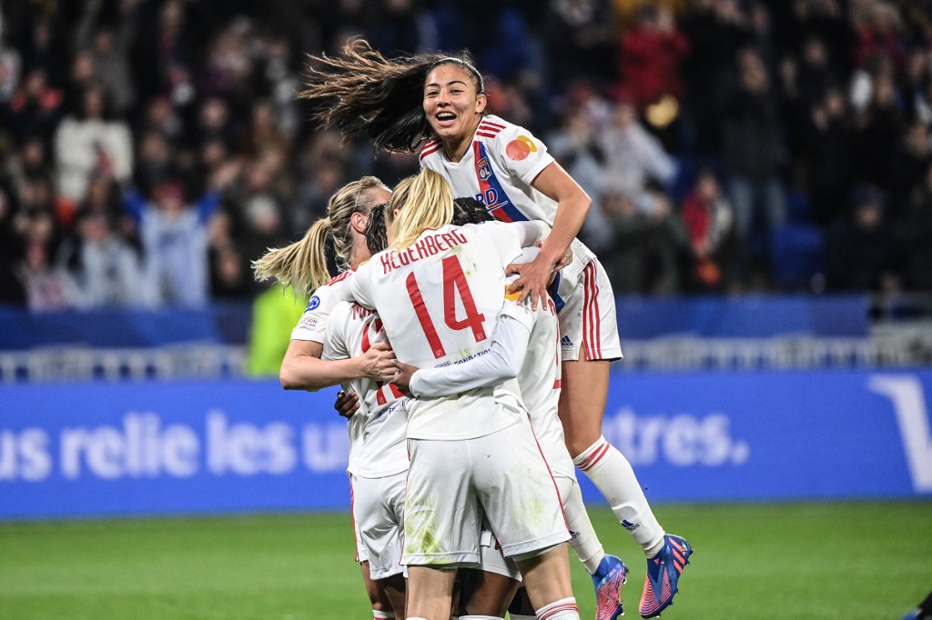 Selma Bacha avec l'OL Féminin en Ligue des champions