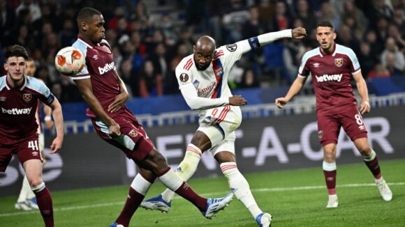 Moussa Dembélé (OL) face à West Ham