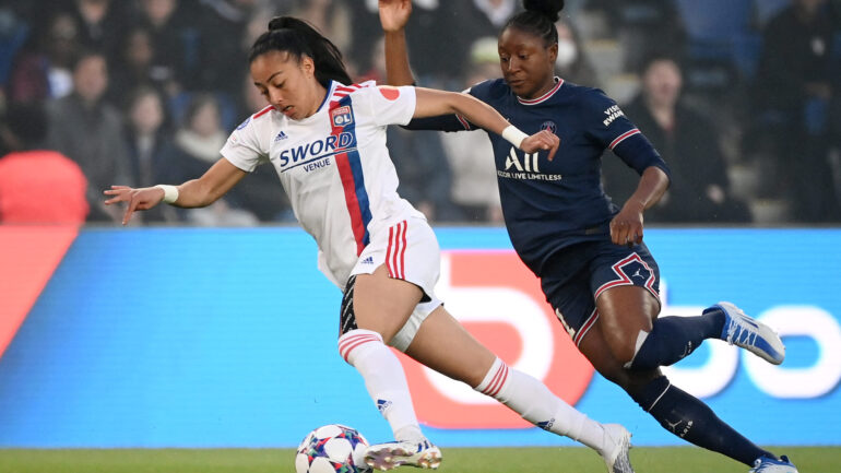 Selma Bacha lors d'OL - PSG