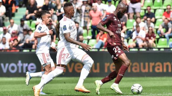 Didier Lamkel Ze (Metz) et Malo Gusto et Jérôme Boateng