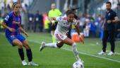 Selma Bacha (OL) en finale de Ligue des champions contre le Barça