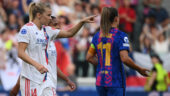 Ada Hegerberg après son but contre le Barça