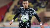 Malo Gusto lors de Monaco - OL