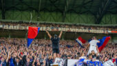 Le groupe de supporters de l'OL, les Bad Gones.