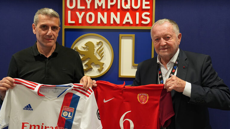 OL et Lyon-La Duchère ont signé un partenariat en juin 2022