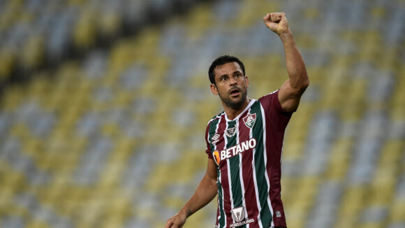 Fred sous le maillot de Fluminense en mai 2022.