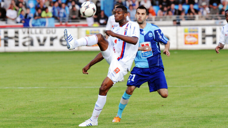 Frédéric Piquionne lors de Le Havre - OL