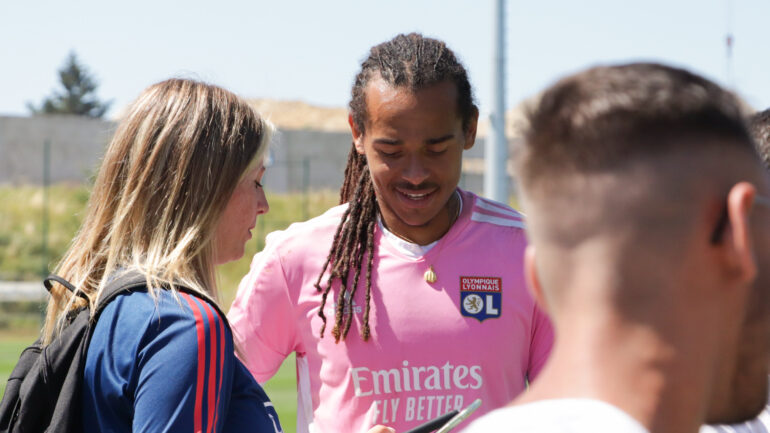 Le jeune gardien de l'OL, Kayne Bonnevie