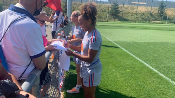 Inès Jaurena, à l'entraînement le 22 juillet 2022