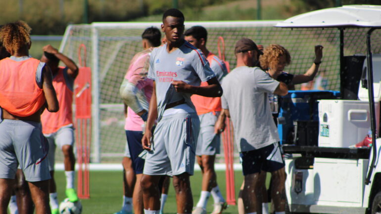 Sekou Lega, attaquant de l'OL