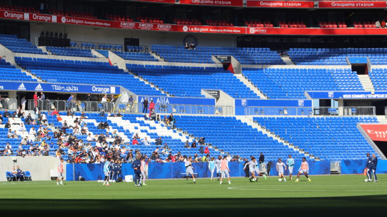 L'entraînement de l'OL le 21 septembre au Parc OL