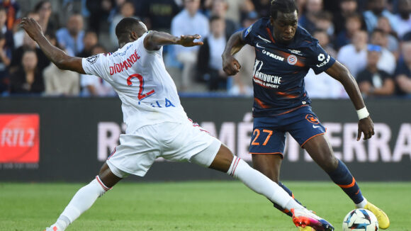 Diomandé et Maouassa lors de Montpellier - OL