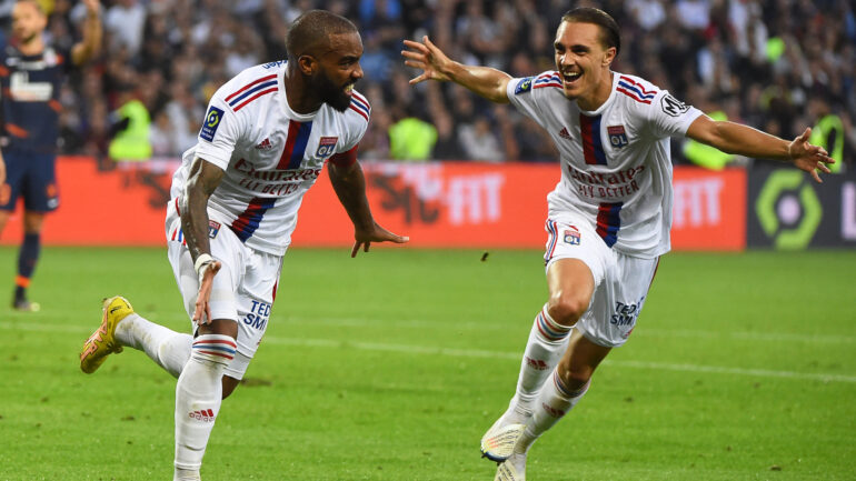 Lacazette et Caqueret (OL)