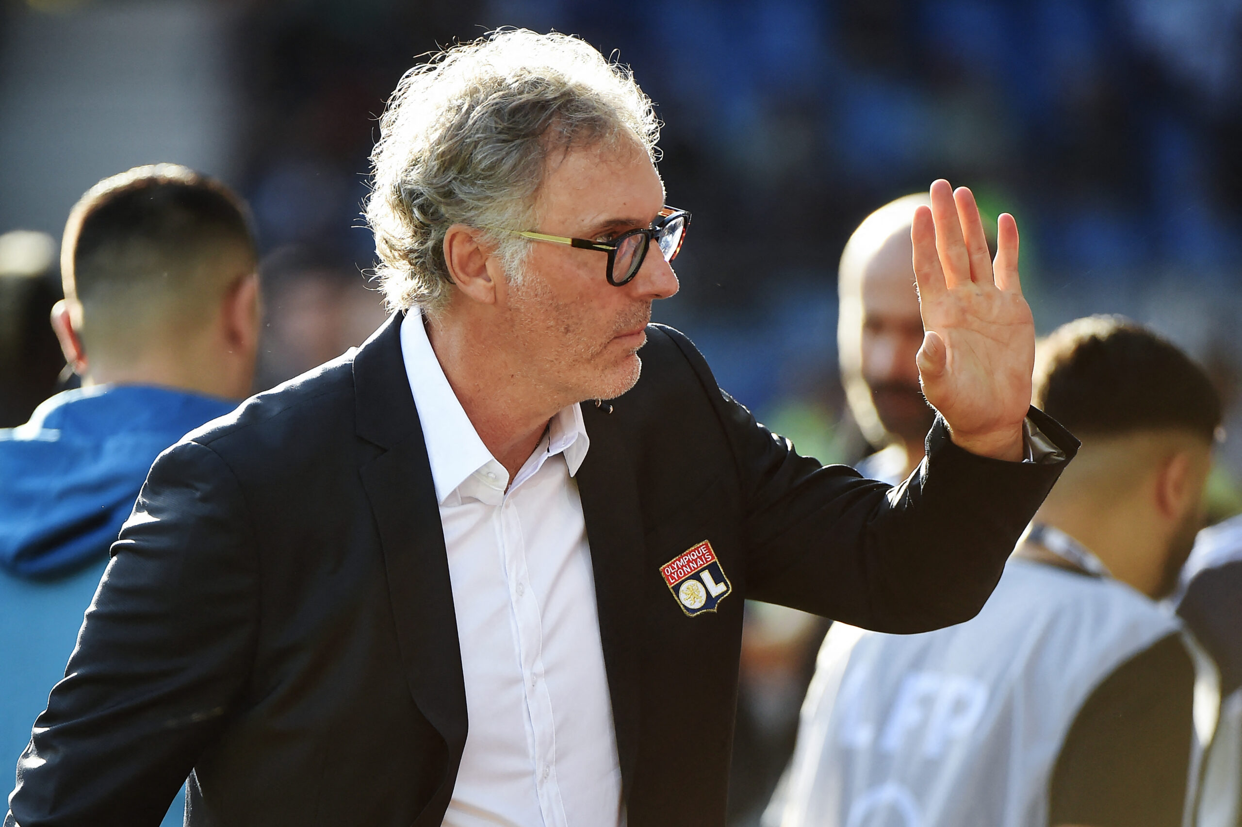 Laurent Blanc, entraîneur de l'OL