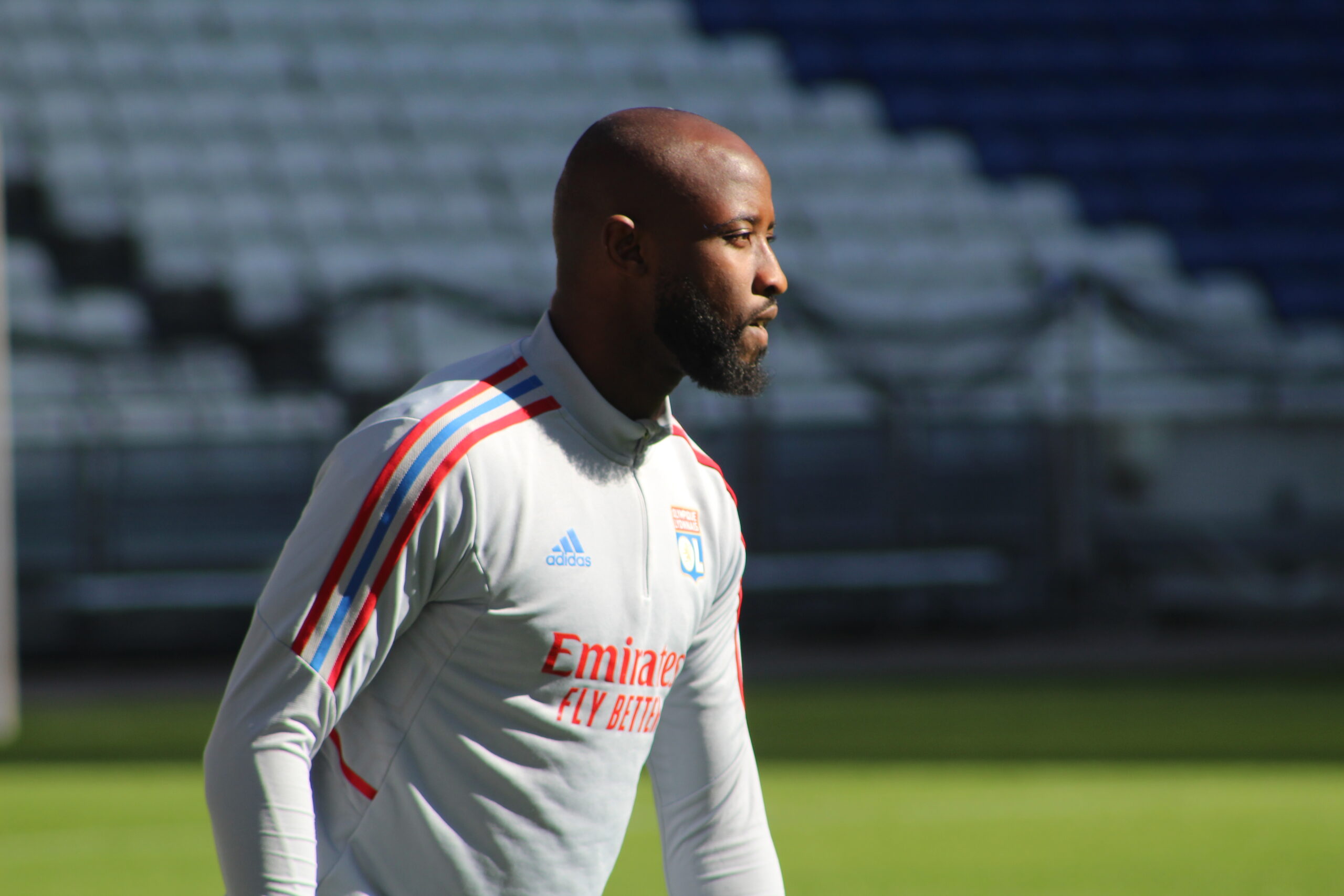 Moussa Dembélé à l'entraînement de l'OL