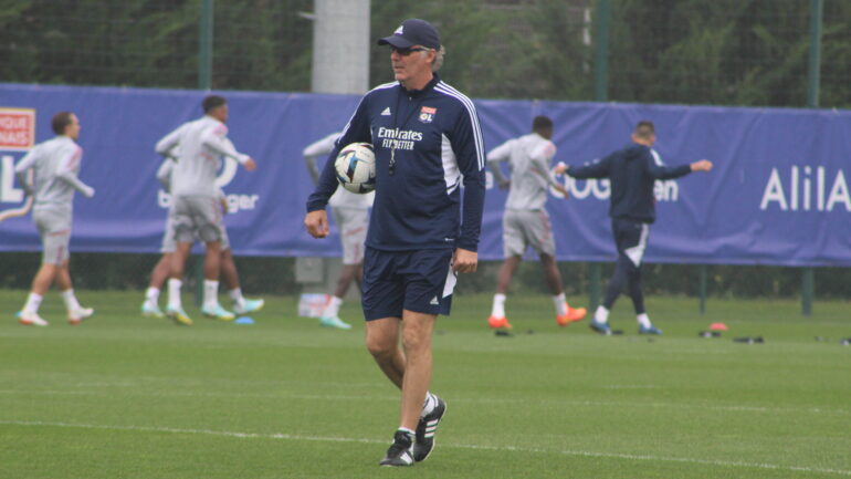 Laurent Blanc, entraîneur de l'OL