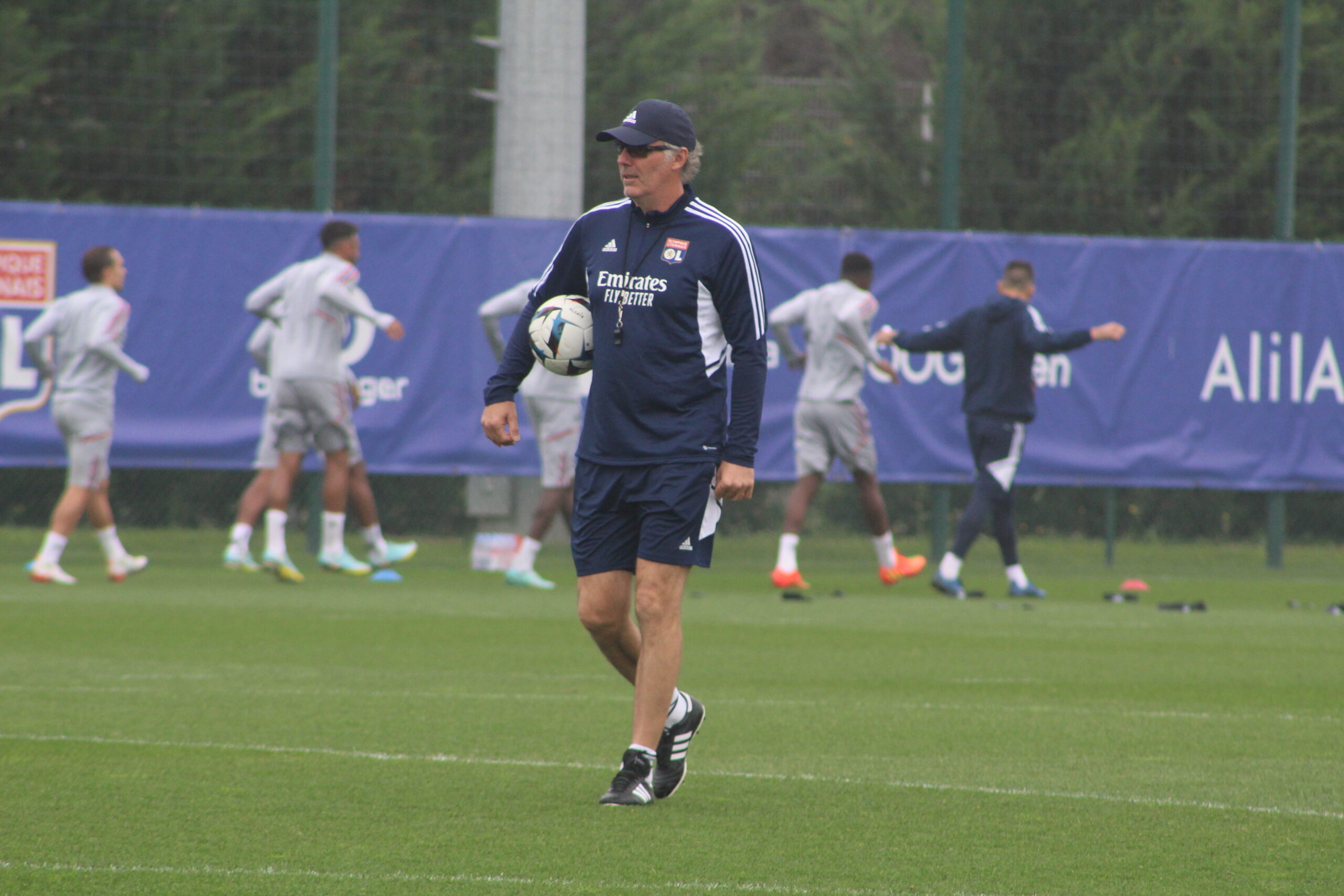 Laurent Blanc, entraîneur de l'OL