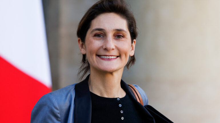La ministre des Sports, Amélie Oudéa-Castéra