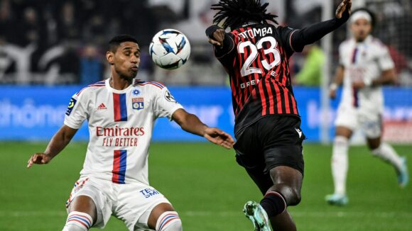 Tetê (OL) lors du match contre Nice