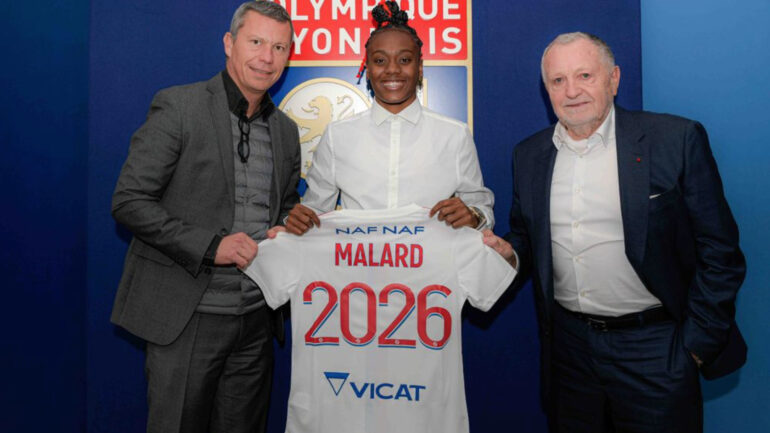 Melvine Malard prolonge jusqu'en 2026 avec l'OL