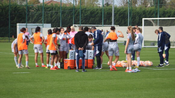 Entraînement des joueuses de l'OL, 16 novembre 2022