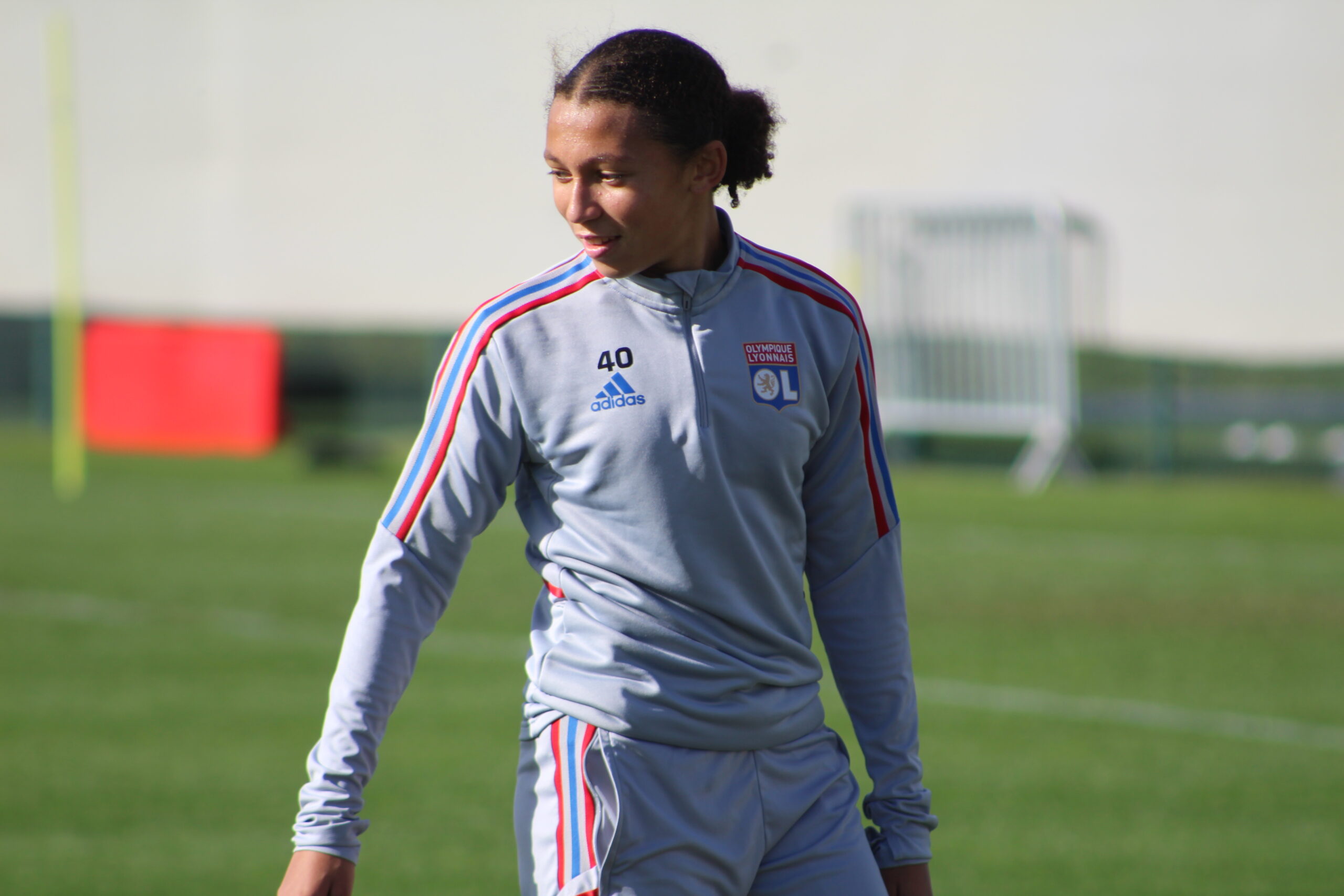 Maeline Mendy, jeune joueuse de l'OL