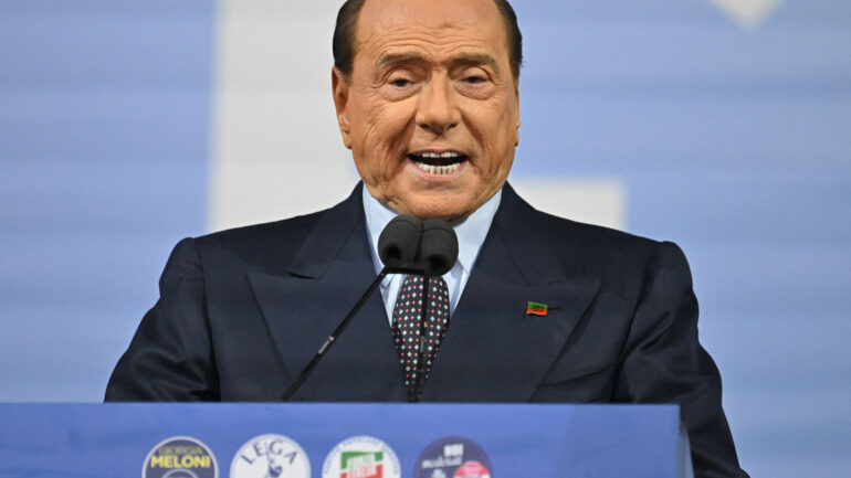 Silvio Berlusconi, propriétaire de l'AC Monza