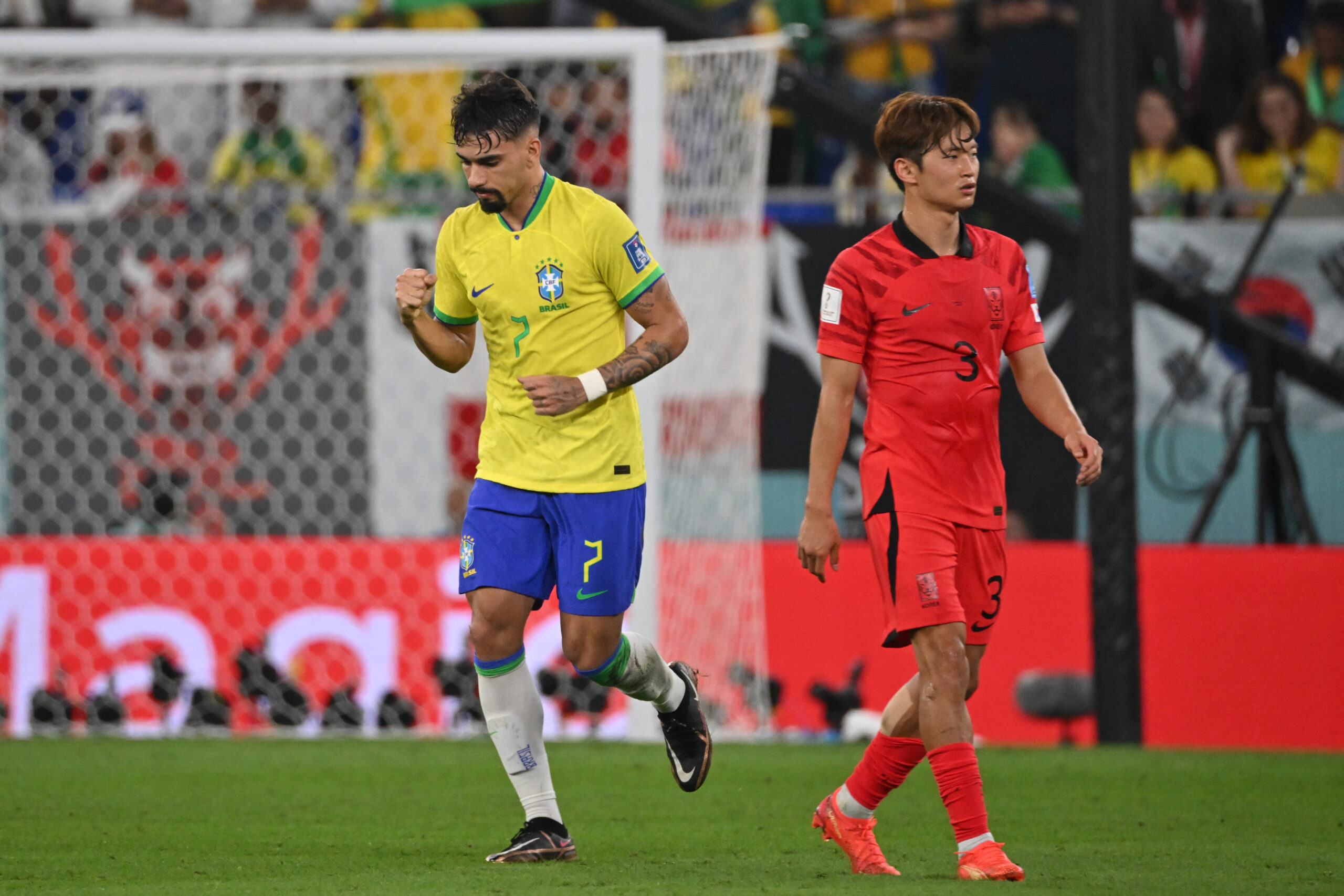 Lucas Paquetà buteur lors de Brésil - Corée du Sud