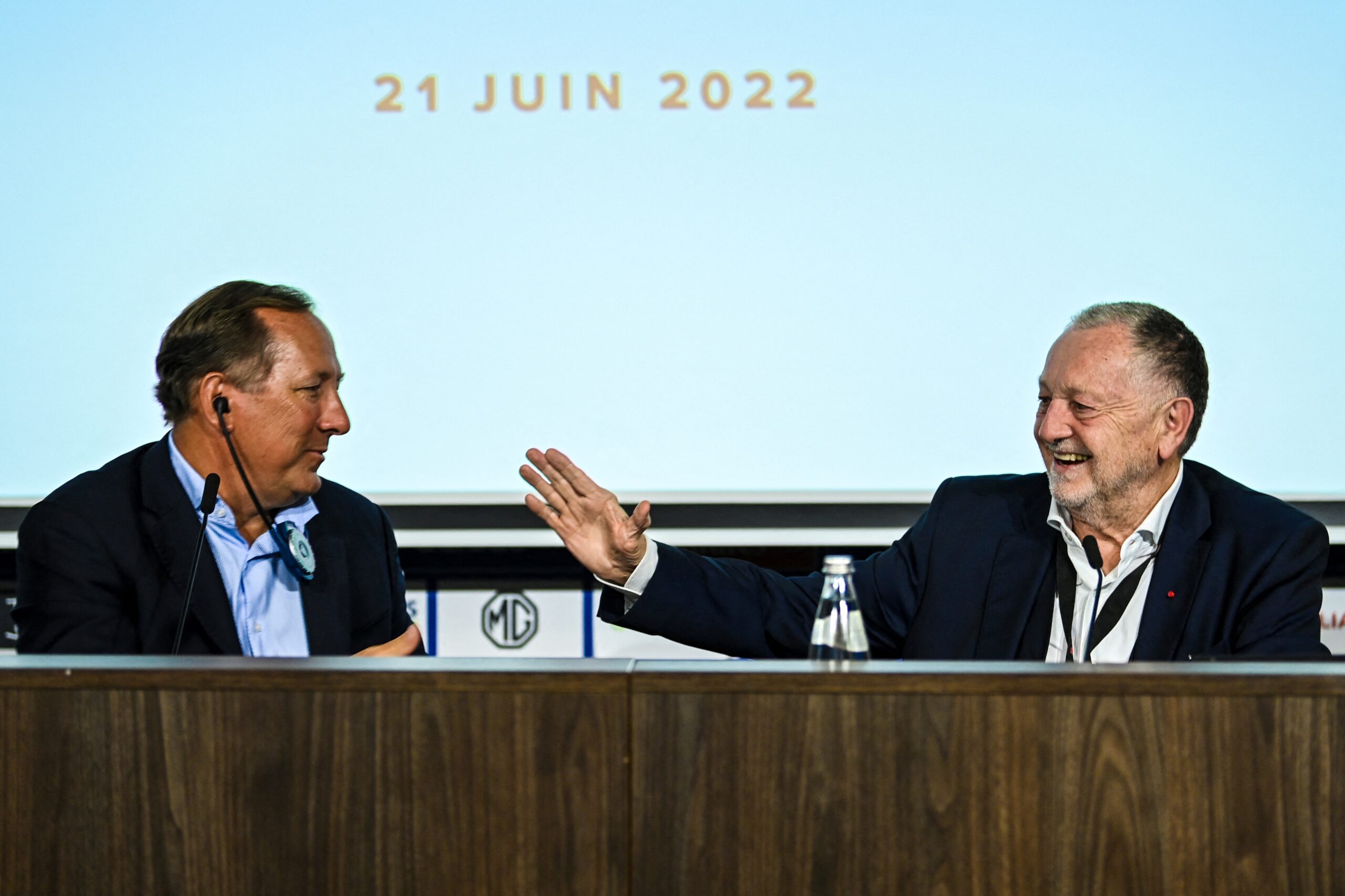 Jean-Michel Aulas et John Textor